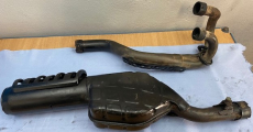 Auspuffanlage Yamaha XT600 43F Original gebraucht.